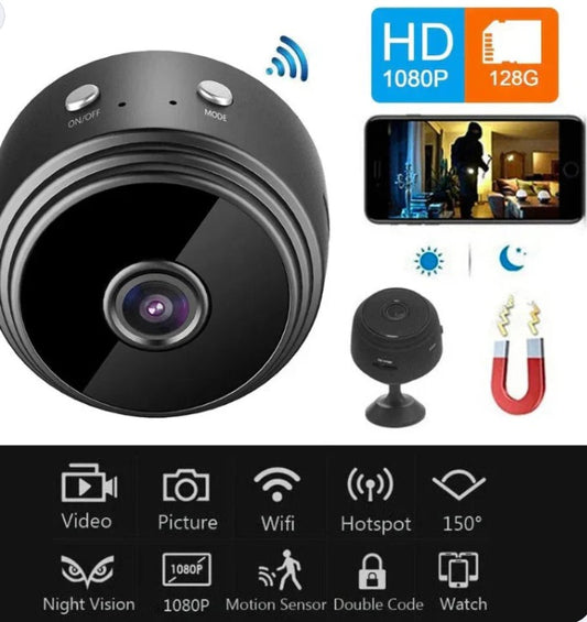 Magnetic WiFi Mini Camera With V380 APP